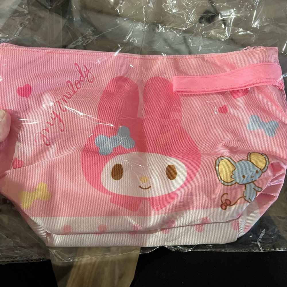 Sanrio My Melody Pink Character Kids Accessory Pouch